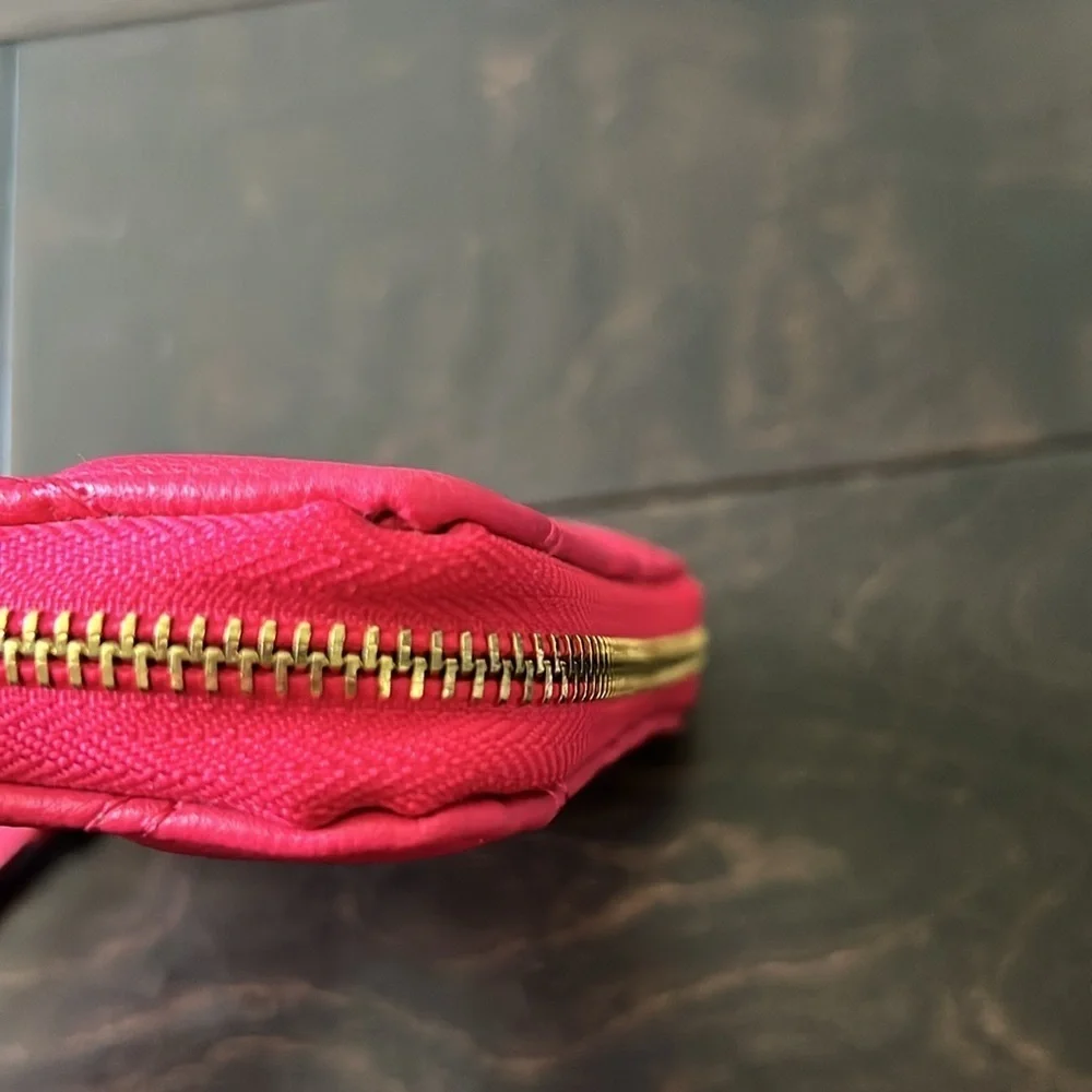 Bebe hot pink wristlet